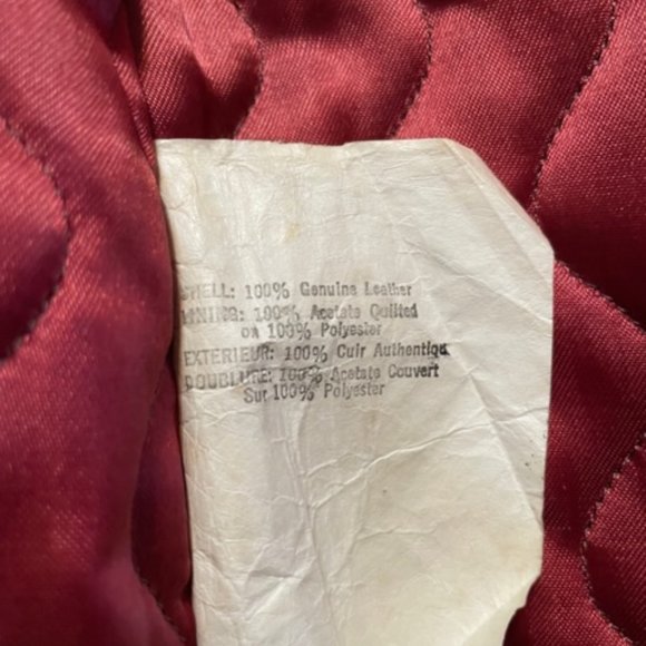 RARE! Vintage Leather Coat - Picture 8 of 8